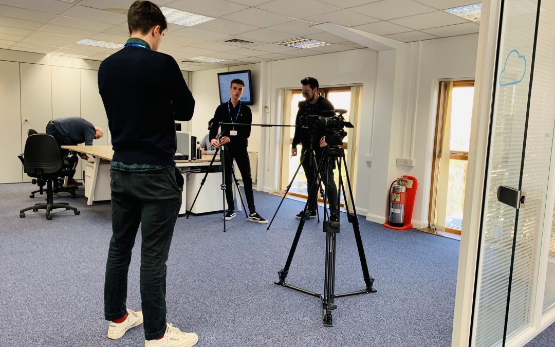 Filming day at Taurus HQ
